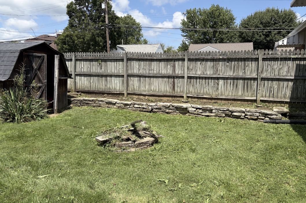 After: Backyard Brush Removal